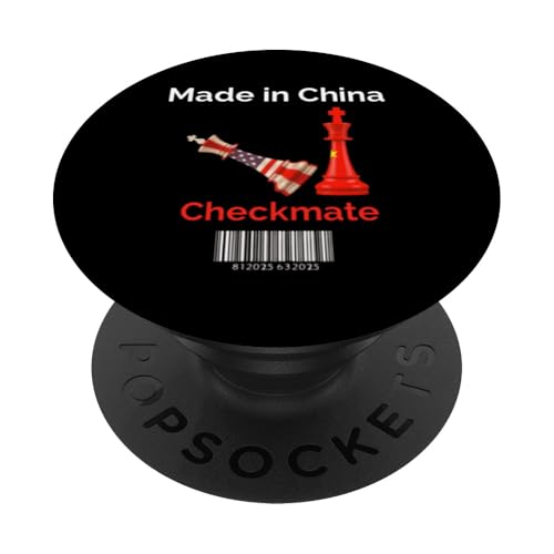 Hergestellt in China Schachmatt Sarkastischer politischer Strategiehumor PopSockets Klebender PopGrip Hergestellt in China Schachmatt Sarkastischer politischer Strategiehumor PopSockets Klebender PopGrip von Checkmate China Sarcastic Global Political Humor