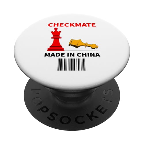 Hergestellt in China Schachmatt Sarkastischer politischer Strategiehumor PopSockets Klebender PopGrip Hergestellt in China Schachmatt Sarkastischer politischer Strategiehumor PopSockets Klebender PopGrip von Checkmate China Sarcastic Global Political Humor