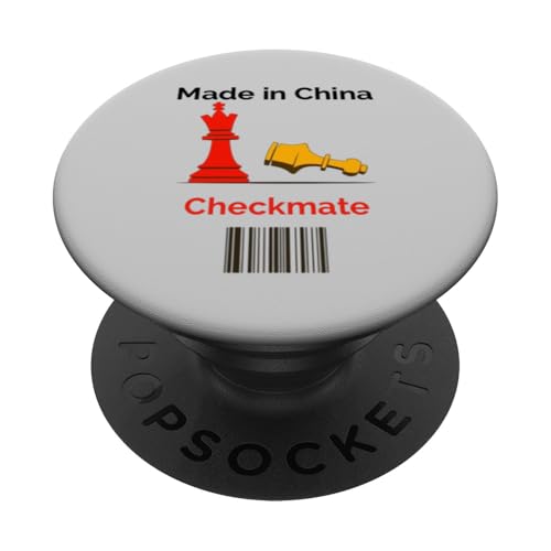Hergestellt in China Schachmatt Sarkastischer politischer Strategiehumor PopSockets Klebender PopGrip Hergestellt in China Schachmatt Sarkastischer politischer Strategiehumor PopSockets Klebender PopGrip von Checkmate China Sarcastic Global Political Humor
