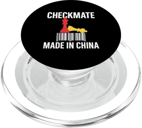 Hergestellt in China Schachmatt Sarkastischer politischer Strategiehumor PopSockets PopGrip für MagSafe Hergestellt in China Schachmatt Sarkastischer politischer Strategiehumor PopSockets PopGrip für MagSafe von Checkmate China Sarcastic Global Political Humor