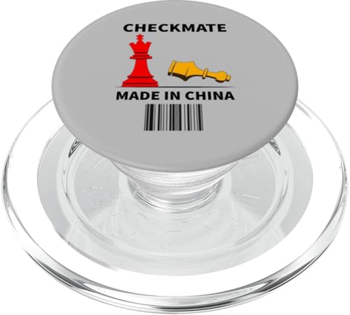 Hergestellt in China Schachmatt Sarkastischer politischer Strategiehumor PopSockets PopGrip für MagSafe Hergestellt in China Schachmatt Sarkastischer politischer Strategiehumor PopSockets PopGrip für MagSafe von Checkmate China Sarcastic Global Political Humor