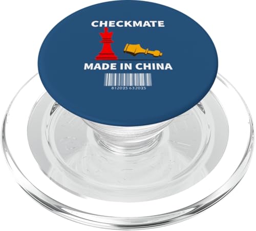 Hergestellt in China Schachmatt Sarkastischer politischer Strategiehumor PopSockets PopGrip für MagSafe Hergestellt in China Schachmatt Sarkastischer politischer Strategiehumor PopSockets PopGrip für MagSafe von Checkmate China Sarcastic Global Political Humor