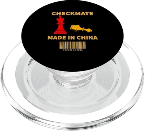 Hergestellt in China Schachmatt Sarkastischer politischer Strategiehumor PopSockets PopGrip für MagSafe Hergestellt in China Schachmatt Sarkastischer politischer Strategiehumor PopSockets PopGrip für MagSafe von Checkmate China Sarcastic Global Political Humor