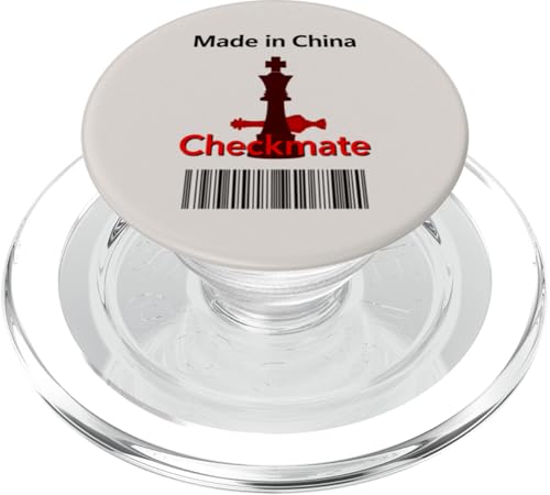 Hergestellt in China Schachmatt Sarkastischer politischer Strategiehumor PopSockets PopGrip für MagSafe Hergestellt in China Schachmatt Sarkastischer politischer Strategiehumor PopSockets PopGrip für MagSafe von Checkmate China Sarcastic Global Political Humor