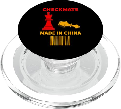 Hergestellt in China Schachmatt Sarkastischer politischer Strategiehumor PopSockets PopGrip für MagSafe Hergestellt in China Schachmatt Sarkastischer politischer Strategiehumor PopSockets PopGrip für MagSafe von Checkmate China Sarcastic Global Political Humor