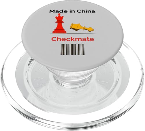 Hergestellt in China Schachmatt Sarkastischer politischer Strategiehumor PopSockets PopGrip für MagSafe Hergestellt in China Schachmatt Sarkastischer politischer Strategiehumor PopSockets PopGrip für MagSafe von Checkmate China Sarcastic Global Political Humor