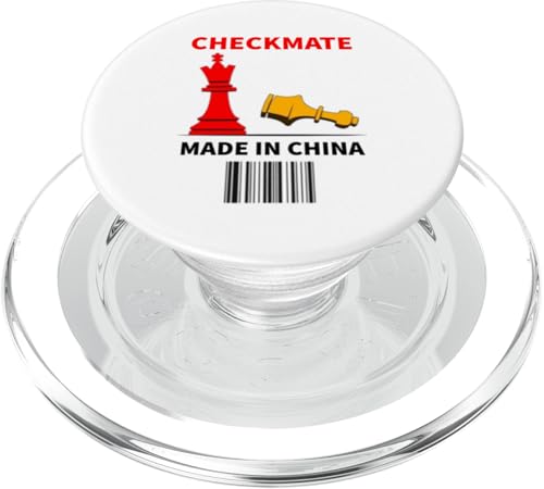Hergestellt in China Schachmatt Sarkastischer politischer Strategiehumor PopSockets PopGrip für MagSafe Hergestellt in China Schachmatt Sarkastischer politischer Strategiehumor PopSockets PopGrip für MagSafe von Checkmate China Sarcastic Global Political Humor