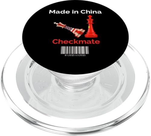 Hergestellt in China Schachmatt Sarkastischer politischer Strategiehumor PopSockets PopGrip für MagSafe Hergestellt in China Schachmatt Sarkastischer politischer Strategiehumor PopSockets PopGrip für MagSafe von Checkmate China Sarcastic Global Political Humor