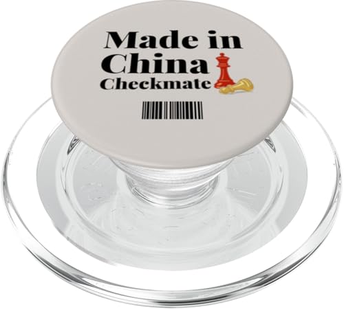 Hergestellt in China Schachmatt Sarkastischer politischer Strategiehumor PopSockets PopGrip für MagSafe Hergestellt in China Schachmatt Sarkastischer politischer Strategiehumor PopSockets PopGrip für MagSafe von Checkmate China Sarcastic Global Political Humor
