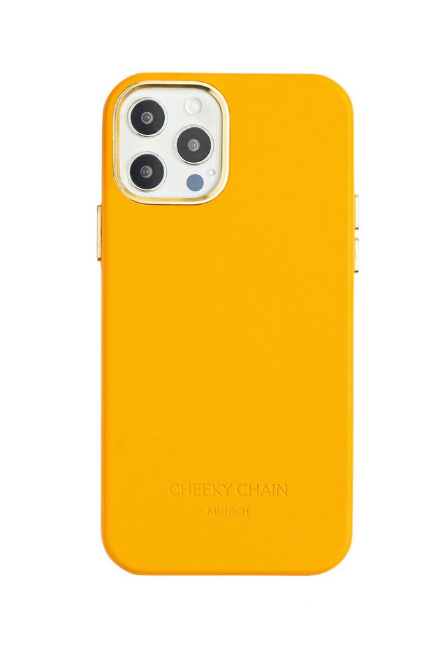Cheeky Chain Munich Handyhülle VEGANES LEDER für iPhone 12 Pro Max 17 cm (6,7 Zoll) von Cheeky Chain Munich