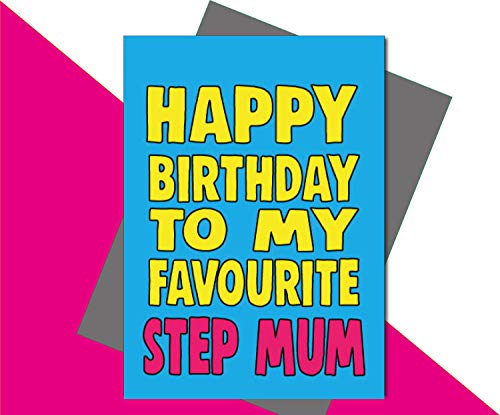 Cheeky Chops C670 Geburtstagskarte für Stiefmutter, lustig von Cheeky Chops