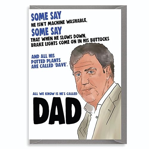 Cheeky Chops Jeremy Clarkson IN33 Geburtstagskarte/Vatertag von Cheeky Chops