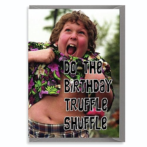 Cheeky Chops Lustige Geburtstagskarte The Goonies – Truffle Shuffle C443P von Cheeky Chops