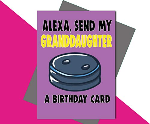 Geburtstagskarte für Enkelin, lustig, Alexa, C648 von Cheeky Chops