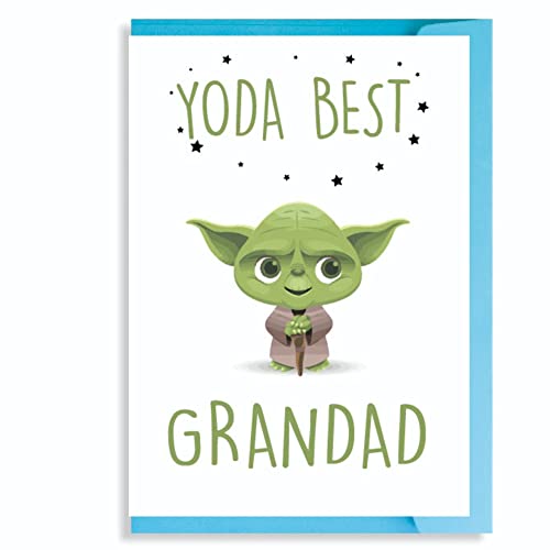 Geburtstagskarte für Opa mit Aufschrift "Yoda", für den besten Opa, F29 von Cheeky Chops
