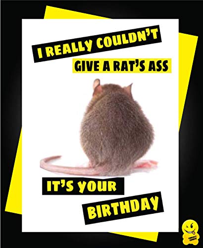 Lustige Geburtstagskarte mit Tiermotiven, lustig, lustig, lustig, C326 von Cheeky Chops