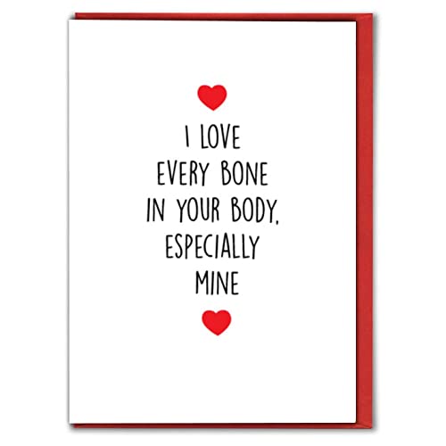 Lustige unhöfliche Geburtstagskarte – Bone in Your Body A44 von Cheeky Chops