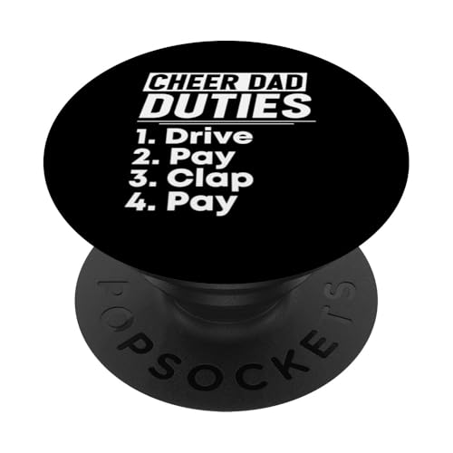 Cheer Dad Cheerleading Vatertag PopSockets Klebender PopGrip Cheer Dad Cheerleading Vatertag PopSockets Klebender PopGrip von Cheer Dad Gift for Men