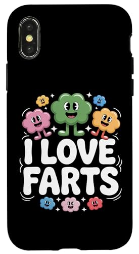 Ich liebe Fürze, niedliche Cloud-Charaktere, lustig Hülle für iPhone X/XS Ich liebe Fürze, niedliche Cloud-Charaktere, lustig Hülle für iPhone X/XS von Cheerful Cloud Characters Humor Fun