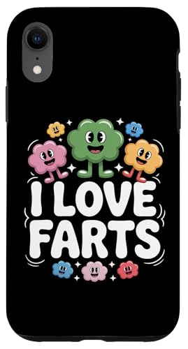 Ich liebe Fürze, niedliche Cloud-Charaktere, lustig Hülle für iPhone XR Ich liebe Fürze, niedliche Cloud-Charaktere, lustig Hülle für iPhone XR von Cheerful Cloud Characters Humor Fun