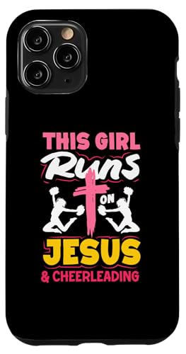 Dieses Mädchen läuft auf Jesus los und Cheerleading Girls Hülle für iPhone 11 Pro Dieses Mädchen läuft auf Jesus los und Cheerleading Girls Hülle für iPhone 11 Pro von Cheerleading Shirts For Women Girls Cheer Gifts