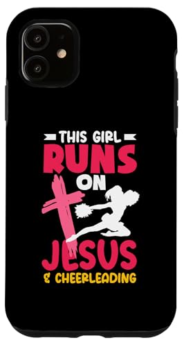 Dieses Mädchen läuft auf Jesus los und Cheerleading Girls Hülle für iPhone 11 Dieses Mädchen läuft auf Jesus los und Cheerleading Girls Hülle für iPhone 11 von Cheerleading Shirts For Women Girls Cheer Gifts