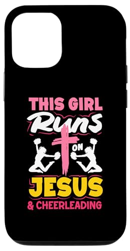 Dieses Mädchen läuft auf Jesus los und Cheerleading Girls Hülle für iPhone 12/12 Pro Dieses Mädchen läuft auf Jesus los und Cheerleading Girls Hülle für iPhone 12/12 Pro von Cheerleading Shirts For Women Girls Cheer Gifts