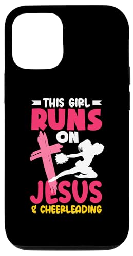 Dieses Mädchen läuft auf Jesus los und Cheerleading Girls Hülle für iPhone 12/12 Pro Dieses Mädchen läuft auf Jesus los und Cheerleading Girls Hülle für iPhone 12/12 Pro von Cheerleading Shirts For Women Girls Cheer Gifts
