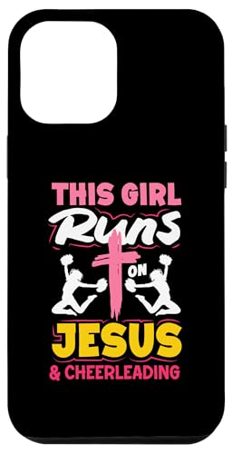 Dieses Mädchen läuft auf Jesus los und Cheerleading Girls Hülle für iPhone 12 Pro Max Dieses Mädchen läuft auf Jesus los und Cheerleading Girls Hülle für iPhone 12 Pro Max von Cheerleading Shirts For Women Girls Cheer Gifts
