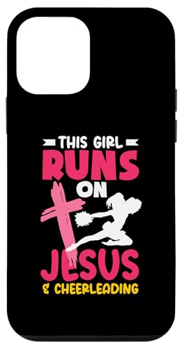 Dieses Mädchen läuft auf Jesus los und Cheerleading Girls Hülle für iPhone 12 mini Dieses Mädchen läuft auf Jesus los und Cheerleading Girls Hülle für iPhone 12 mini von Cheerleading Shirts For Women Girls Cheer Gifts