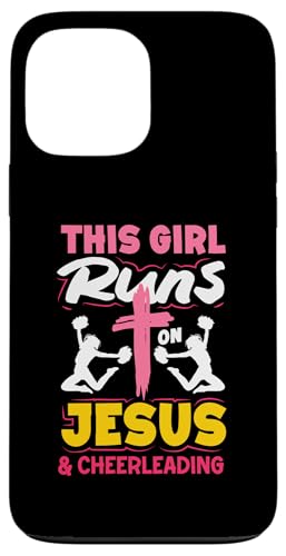 Dieses Mädchen läuft auf Jesus los und Cheerleading Girls Hülle für iPhone 13 Pro Max Dieses Mädchen läuft auf Jesus los und Cheerleading Girls Hülle für iPhone 13 Pro Max von Cheerleading Shirts For Women Girls Cheer Gifts