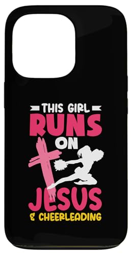 Dieses Mädchen läuft auf Jesus los und Cheerleading Girls Hülle für iPhone 13 Pro Dieses Mädchen läuft auf Jesus los und Cheerleading Girls Hülle für iPhone 13 Pro von Cheerleading Shirts For Women Girls Cheer Gifts