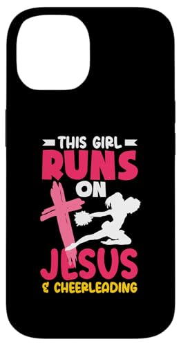 Dieses Mädchen läuft auf Jesus los und Cheerleading Girls Hülle für iPhone 14 Dieses Mädchen läuft auf Jesus los und Cheerleading Girls Hülle für iPhone 14 von Cheerleading Shirts For Women Girls Cheer Gifts