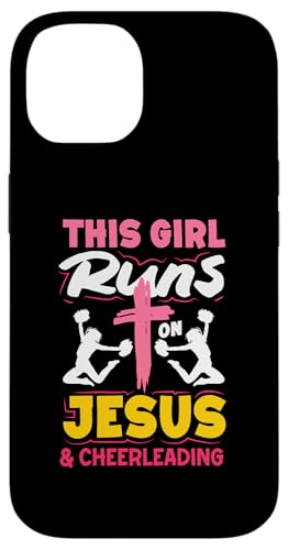 Dieses Mädchen läuft auf Jesus los und Cheerleading Girls Hülle für iPhone 14 Dieses Mädchen läuft auf Jesus los und Cheerleading Girls Hülle für iPhone 14 von Cheerleading Shirts For Women Girls Cheer Gifts