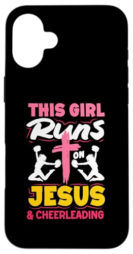 Dieses Mädchen läuft auf Jesus los und Cheerleading Girls Hülle für iPhone 16 Plus Dieses Mädchen läuft auf Jesus los und Cheerleading Girls Hülle für iPhone 16 Plus von Cheerleading Shirts For Women Girls Cheer Gifts