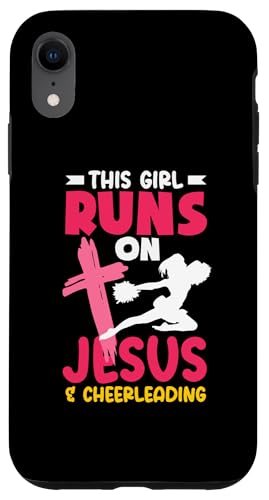 Dieses Mädchen läuft auf Jesus los und Cheerleading Girls Hülle für iPhone XR Dieses Mädchen läuft auf Jesus los und Cheerleading Girls Hülle für iPhone XR von Cheerleading Shirts For Women Girls Cheer Gifts