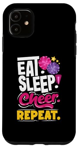 Essen, schlafen, jubeln, Cheerleaderin wiederholen Hülle für iPhone 11 Essen, schlafen, jubeln, Cheerleaderin wiederholen Hülle für iPhone 11 von Cheerleading Shirts For Women Girls Cheer Gifts