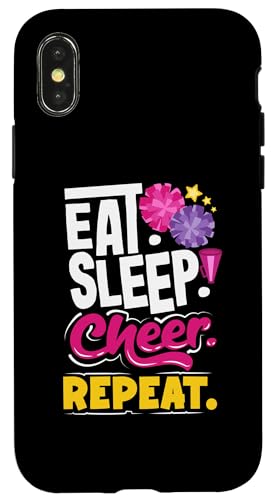 Essen, schlafen, jubeln, Cheerleaderin wiederholen Hülle für iPhone X/XS Essen, schlafen, jubeln, Cheerleaderin wiederholen Hülle für iPhone X/XS von Cheerleading Shirts For Women Girls Cheer Gifts