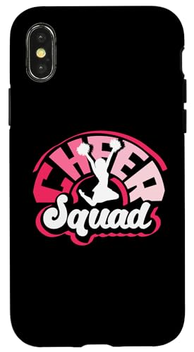 Niedliche Cheerleader-Kunst Frauen Mädchen Cheer Squad Cheer Flyer Hülle für iPhone X/XS Niedliche Cheerleader-Kunst Frauen Mädchen Cheer Squad Cheer Flyer Hülle für iPhone X/XS von Cheerleading Shirts For Women Girls Cheer Gifts