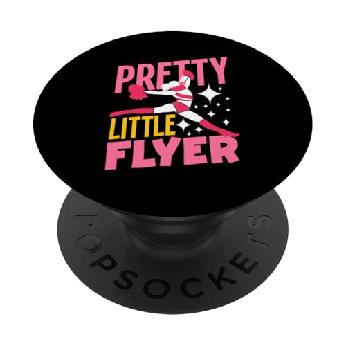 Pretty Little Flyer Cheerleader-Mädchen PopSockets Klebender PopGrip von Cheerleading Shirts For Women Girls Cheer Gifts