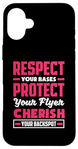 Respektiere deine Basis Cheerleaderin Cheerleading Girl Hülle für iPhone 16 Plus von Cheerleading Shirts For Women Girls Cheer Gifts