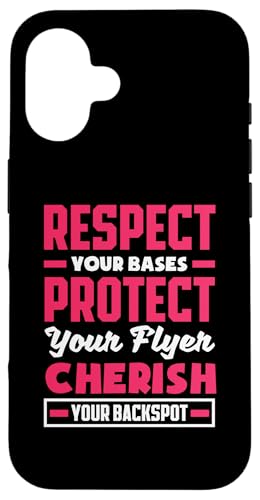 Respektiere deine Basis Cheerleaderin Cheerleading Girl Hülle für iPhone 16 von Cheerleading Shirts For Women Girls Cheer Gifts