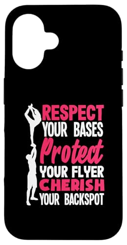 Respektiere deine Basis Cheerleaderin Cheerleading Girl Hülle für iPhone 16 Respektiere deine Basis Cheerleaderin Cheerleading Girl Hülle für iPhone 16 von Cheerleading Shirts For Women Girls Cheer Gifts