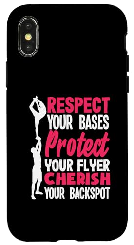 Respektiere deine Basis Cheerleaderin Cheerleading Girl Hülle für iPhone X/XS Respektiere deine Basis Cheerleaderin Cheerleading Girl Hülle für iPhone X/XS von Cheerleading Shirts For Women Girls Cheer Gifts