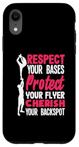 Respektiere deine Basis Cheerleaderin Cheerleading Girl Hülle für iPhone XR Respektiere deine Basis Cheerleaderin Cheerleading Girl Hülle für iPhone XR von Cheerleading Shirts For Women Girls Cheer Gifts