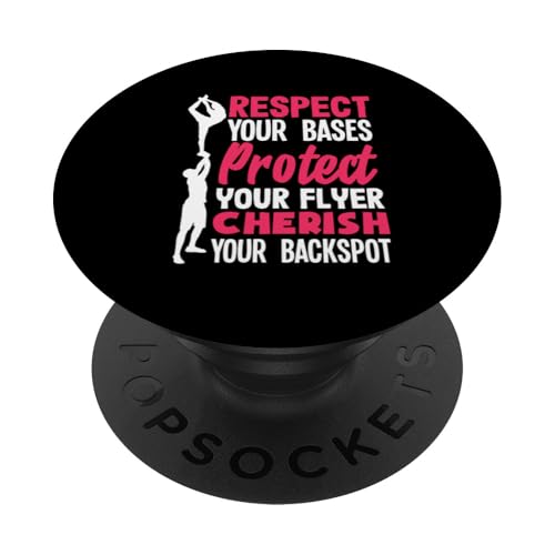 Respektiere deine Basis Cheerleaderin Cheerleading Girl PopSockets Klebender PopGrip Respektiere deine Basis Cheerleaderin Cheerleading Girl PopSockets Klebender PopGrip von Cheerleading Shirts For Women Girls Cheer Gifts