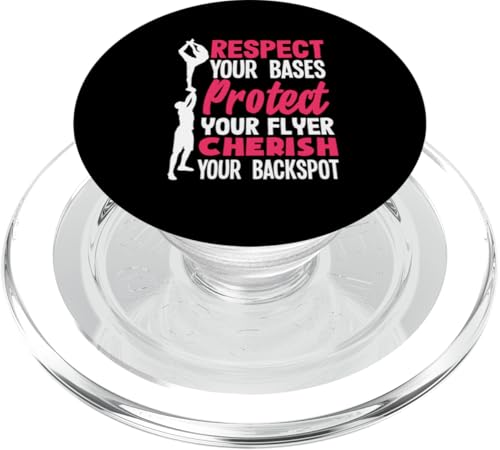 Respektiere deine Basis Cheerleaderin Cheerleading Girl PopSockets PopGrip für MagSafe Respektiere deine Basis Cheerleaderin Cheerleading Girl PopSockets PopGrip für MagSafe von Cheerleading Shirts For Women Girls Cheer Gifts