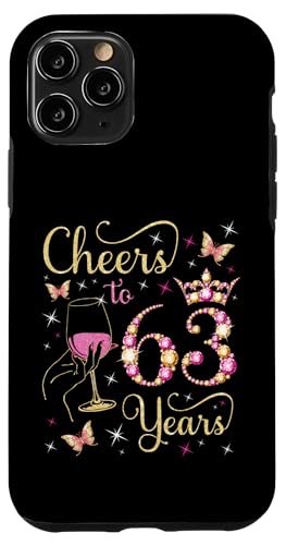 Ein Hoch auf 63 Jahre, 63. Geburtstag der Königin, 63 Jahre Geburtstag Hülle für iPhone 11 Pro Ein Hoch auf 63 Jahre, 63. Geburtstag der Königin, 63 Jahre Geburtstag Hülle für iPhone 11 Pro von Cheers It's My Birthday Queen's B-Day Party