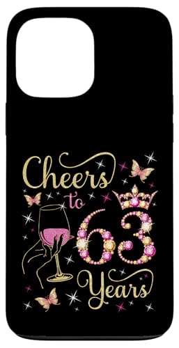 Ein Hoch auf 63 Jahre, 63. Geburtstag der Königin, 63 Jahre Geburtstag Hülle für iPhone 13 Pro Max Ein Hoch auf 63 Jahre, 63. Geburtstag der Königin, 63 Jahre Geburtstag Hülle für iPhone 13 Pro Max von Cheers It's My Birthday Queen's B-Day Party
