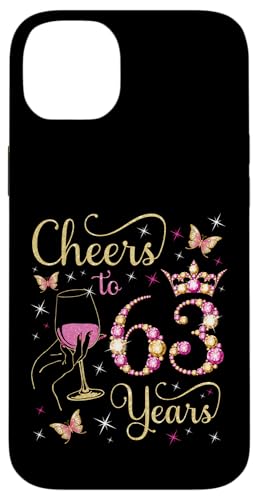 Ein Hoch auf 63 Jahre, 63. Geburtstag der Königin, 63 Jahre Geburtstag Hülle für iPhone 14 Plus Ein Hoch auf 63 Jahre, 63. Geburtstag der Königin, 63 Jahre Geburtstag Hülle für iPhone 14 Plus von Cheers It's My Birthday Queen's B-Day Party